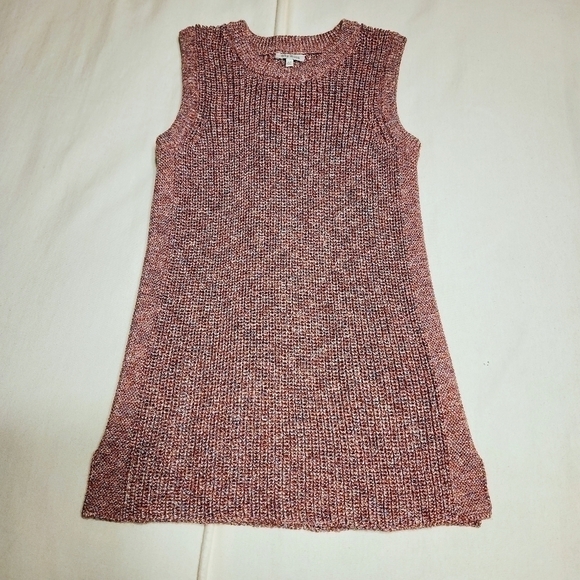 Ella Moss Multicolor Ribbed Knit Sleeveless Tank Medium - Picture 9 of 11